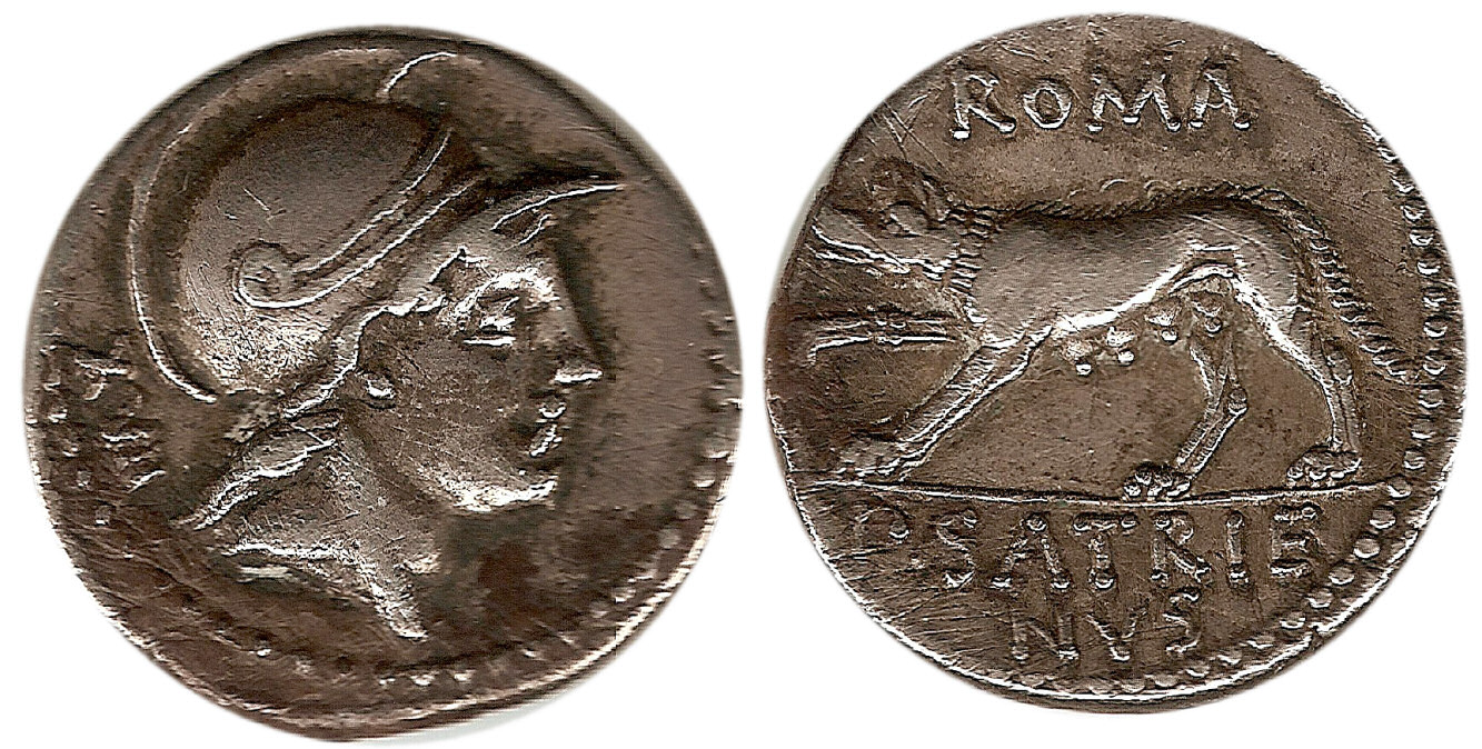 Denario Roma 77 a.C.